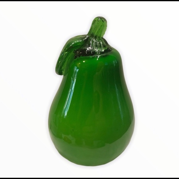 Vintage Glass Fruit Pear and Apple - Picture 4 of 9